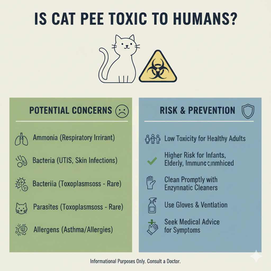 Is Cat Pee Toxic to Humans