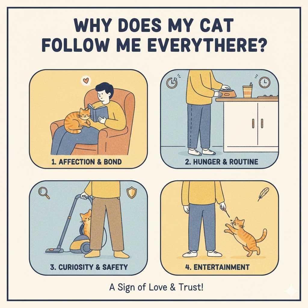 Why Does My Cat Follow Me Everywhere