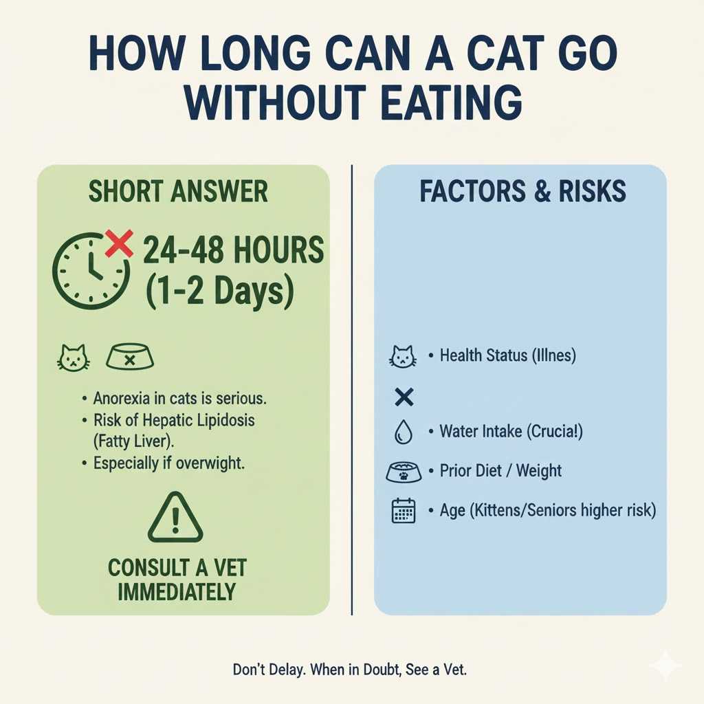 How Long Can a Cat Go Without Eating
