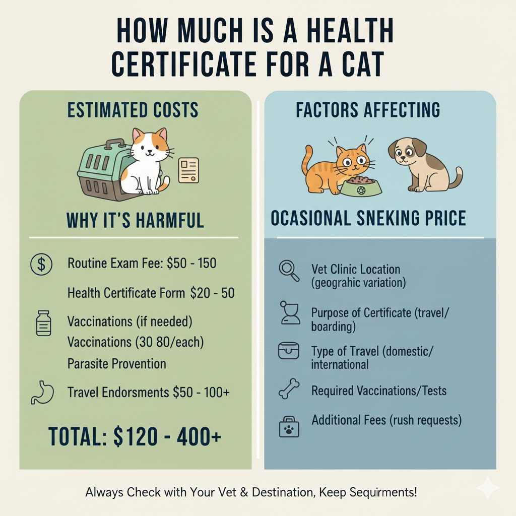 How Much Is a Health Certificate for a Cat
