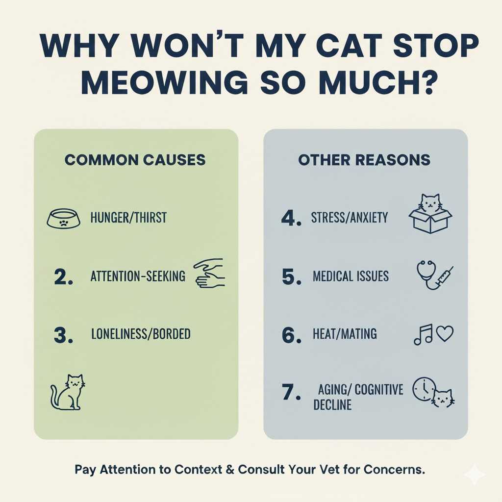 Why Won’t My Cat Stop Meowing